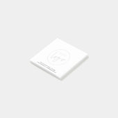 Minimalist Logo Watermark Branded Business Info ポストイット (アングル)