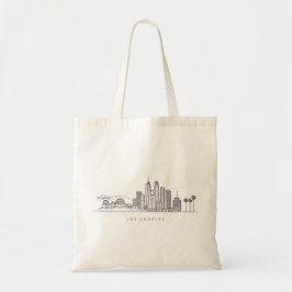 Minimalist Los Angeles Skyline Illustration トートバッグ