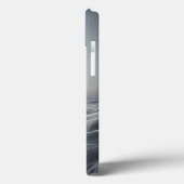 Minimalist Lunar Mesh Phone Case - Ethereal White  Case-Mate iPhoneケース (裏面 / 左)