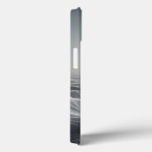 Minimalist Lunar Mesh Phone Case - Ethereal White  Case-Mate iPhoneケース (裏面 / 右)