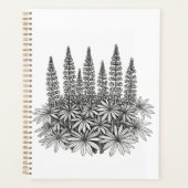 Minimalist Lupine Botanical Planner プランナー手帳 (正面)