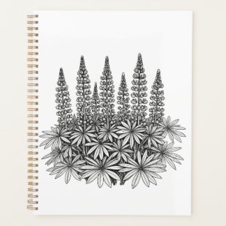 Minimalist Lupine Botanical Planner プランナー手帳