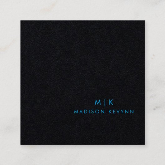 Minimalist Luxury Boutique Ivory スクエア名刺 (正面)