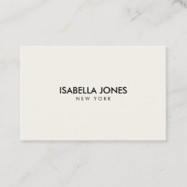 Minimalist Luxury Boutique Ivory 名刺