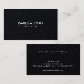 Minimalist Luxury Boutique Ivory 名刺 (正面/裏面)