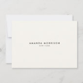 Minimalist Luxury Boutique Ivory Gift Certificate (正面)