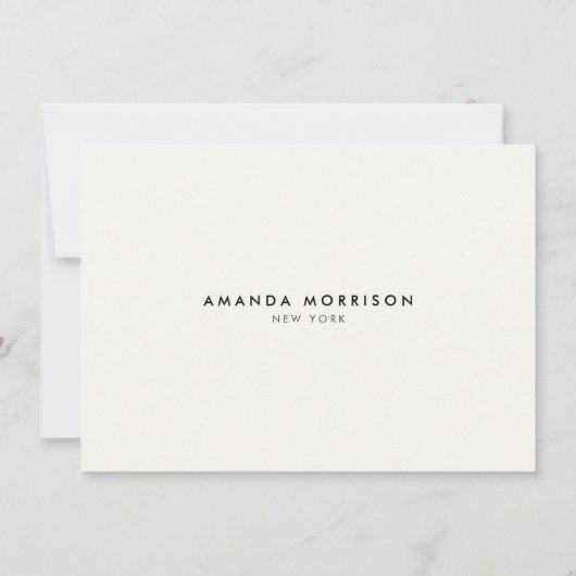 Minimalist Luxury Boutique Ivory Gift Certificate (正面)