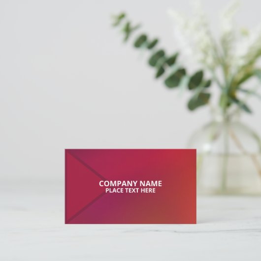 Minimalist Luxury Business Cards 名刺 (スタンド正面)