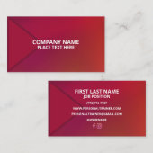 Minimalist Luxury Business Cards 名刺 (正面/裏面)