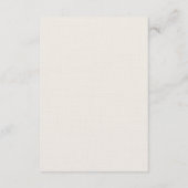 Minimalist Luxury Details Card エンクロージャーカード (裏面)