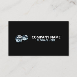 Minimalist Luxury Gym Trainer Coach Weight Fitness 名刺