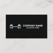 Minimalist Luxury Gym Trainer Coach Weight Fitness 名刺 (正面)