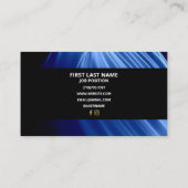 Minimalist Luxury Sleek Modern Business Cards 名刺 (裏面)