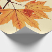 Minimalist Maple Leaves Art – Botanical Print ラッピングペーパー (角)