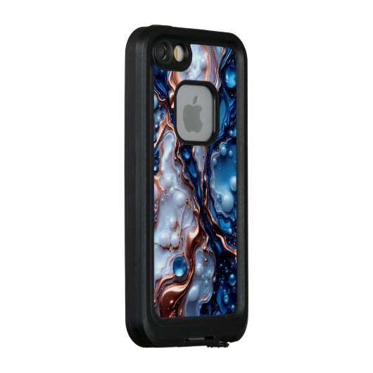 Minimalist Marble iPhone 5/5s Case – Elegant & Dur (裏面/右)