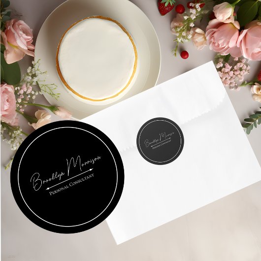  Minimalist Marketing Promotional Business  ラウンドシール