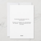 Minimalist Married Christmas Newlywed 3 Photo シーズンカード (裏面)