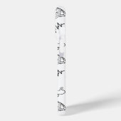 Minimalist Medical Doodles iPhone 15 Pro Case Case-Mate iPhoneケース (裏面 / 左)