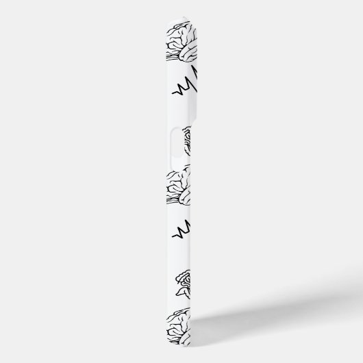 Minimalist Medical Doodles iPhone 15 Pro Case Case-Mate iPhoneケース (裏面 / 右)