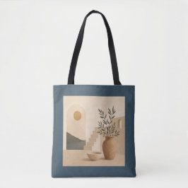 Minimalist Mediterranean Tote Bag トートバッグ