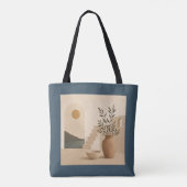 Minimalist Mediterranean Tote Bag トートバッグ (裏面)
