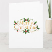 Minimalist Merry Christmas カード (正面)