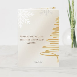 Minimalist Merry Christmas Card  カード