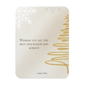 Minimalist Merry Christmas Card  マグネット (縦)