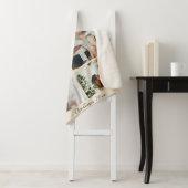 Minimalist Merry Christmas Script 5 Photo Collage  シェルパブランケット (インサイチュ)