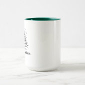 Minimalist Merry Christmas Tree Mug マグカップ (中央)