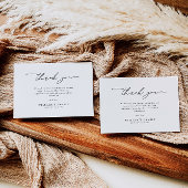 Minimalist Minimalist Funeral Sympathy Memorial サンキューカード