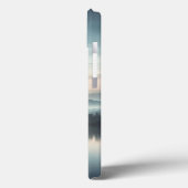 Minimalist Misty Lake Sunrise Phone Case - Serene  Case-Mate iPhoneケース (裏面 / 左)