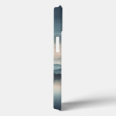 Minimalist Misty Lake Sunrise Phone Case - Serene  Case-Mate iPhoneケース (裏面 / 右)