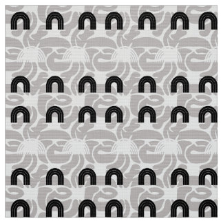 Minimalist Mixed Boho Arches ファブリック