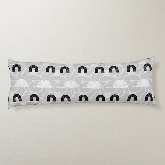 Minimalist Mixed Boho Arches ボディピロー (裏面)