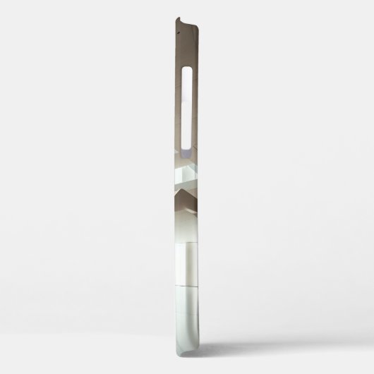 Minimalist Modern Architecture Stairs Sleek Beige Case-Mate iPhoneケース (裏面 / 左)