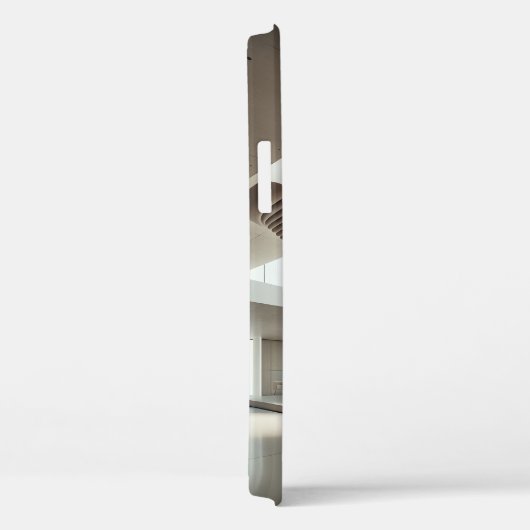 Minimalist Modern Architecture Stairs Sleek Beige Case-Mate iPhoneケース (裏面 / 右)