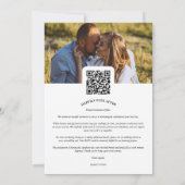 Minimalist Modern Better Together Quote 3 Photos セーブザデート (裏面)