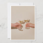 Minimalist Modern Birthday Party Invitation  招待状 (裏面)