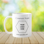 Minimalist Modern Business Custom Logo Coffee Mug  コーヒーマグカップ