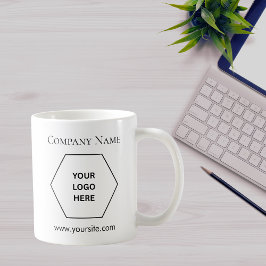 Minimalist Modern Business Custom Logo Coffee Mug  コーヒーマグカップ