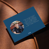 Minimalist Modern Chic Two Photo Grad Announcement 箔シーズンカード