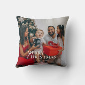 Minimalist Modern Classic Family Photo  クッション (裏面)