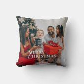 Minimalist Modern Classic Family Photo  クッション (正面)