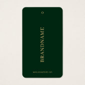 Minimalist Modern Clothing Price Tag (正面)