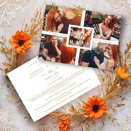 Minimalist Modern Collage 5 Custom Photos