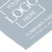 Minimalist Modern Custom Business Logo Branded ショートテーブルランナー (コーナー)
