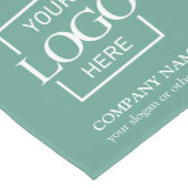 Minimalist Modern Custom Business Logo Branded ショートテーブルランナー (コーナー)