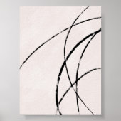 Minimalist Modern Decorative Wall Print ポスター (正面)