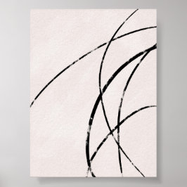 Minimalist Modern Decorative Wall Print ポスター